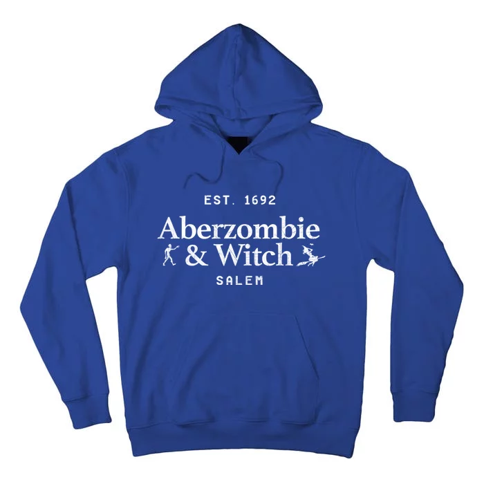 Aberzombie And Witch Est 1692 Salem Cute Cute Gift Cool Gift Tall Hoodie