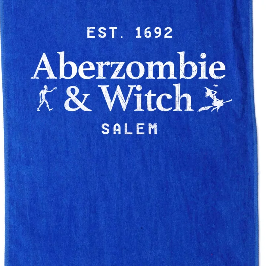 Aberzombie And Witch Est 1692 Salem Cute Cute Gift Cool Gift Platinum Collection Golf Towel