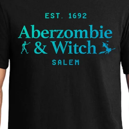 Aberzombie And Witch Est 1692 Salem Cute Gift Pajama Set