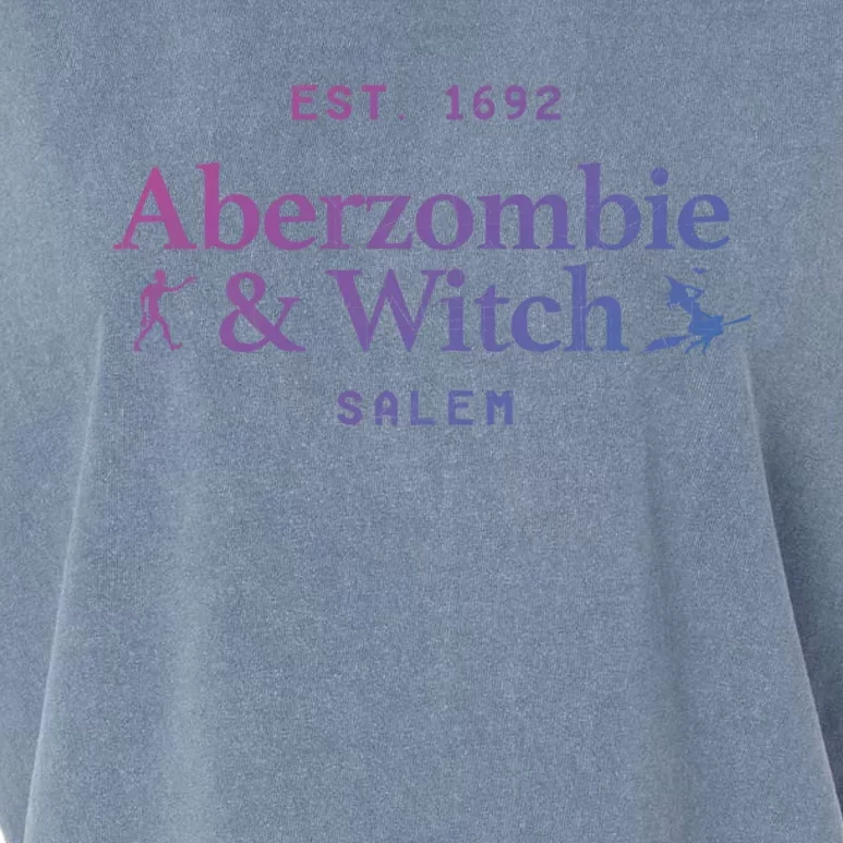 Aberzombie And Witch Est 1692 Salem Cute Gift Garment-Dyed Women's Muscle Tee