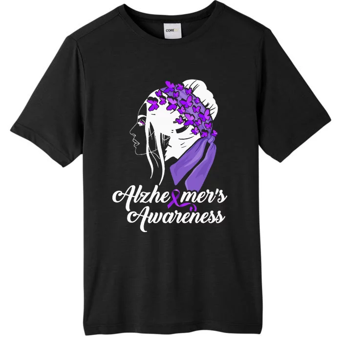 Alzheimer´s Awareness Women Butterfly ChromaSoft Performance T-Shirt