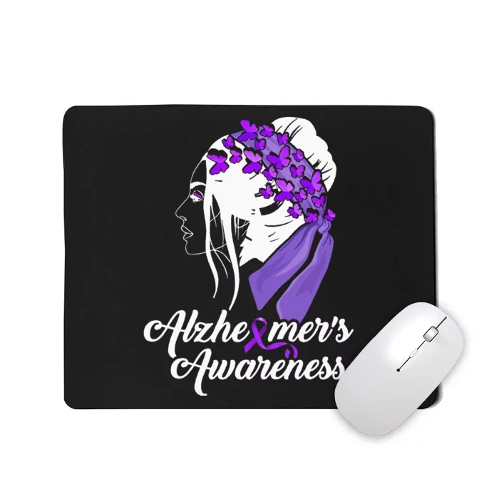 Alzheimer´s Awareness Women Butterfly Mousepad