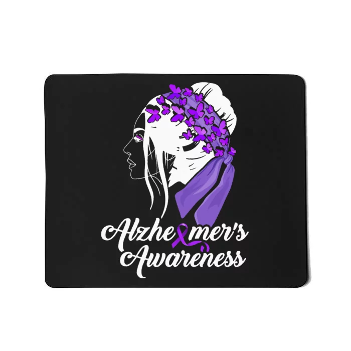 Alzheimer´s Awareness Women Butterfly Mousepad