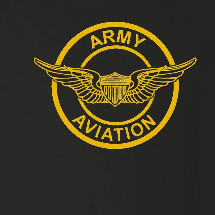 Army Aviation Wings Patch Toddler Long Sleeve Shirt