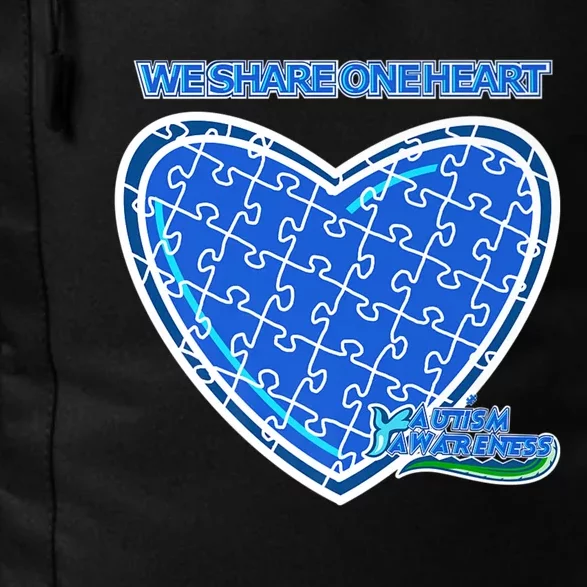 Autism Awareness We Share One Heart Daily Commute Backpack