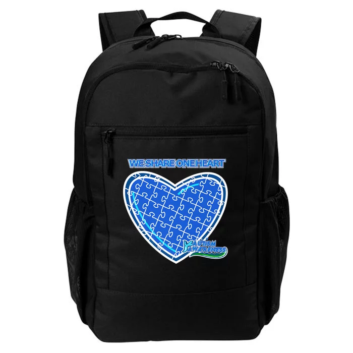 Autism Awareness We Share One Heart Daily Commute Backpack