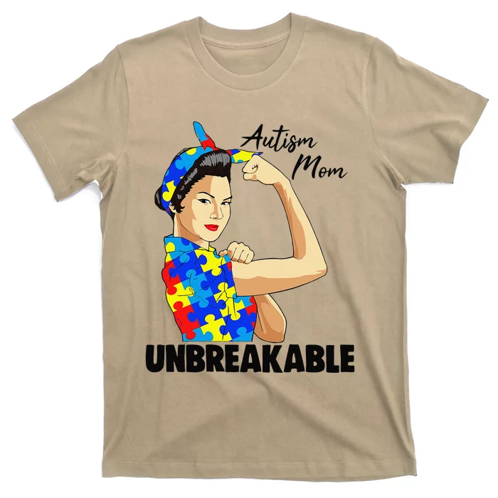 Autism Awarenesss Women Autism Mom Gift T-Shirt