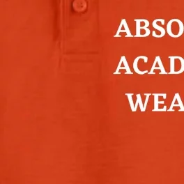 Absolute Academic Weapon Funny Trend Dry Zone Grid Performance Polo