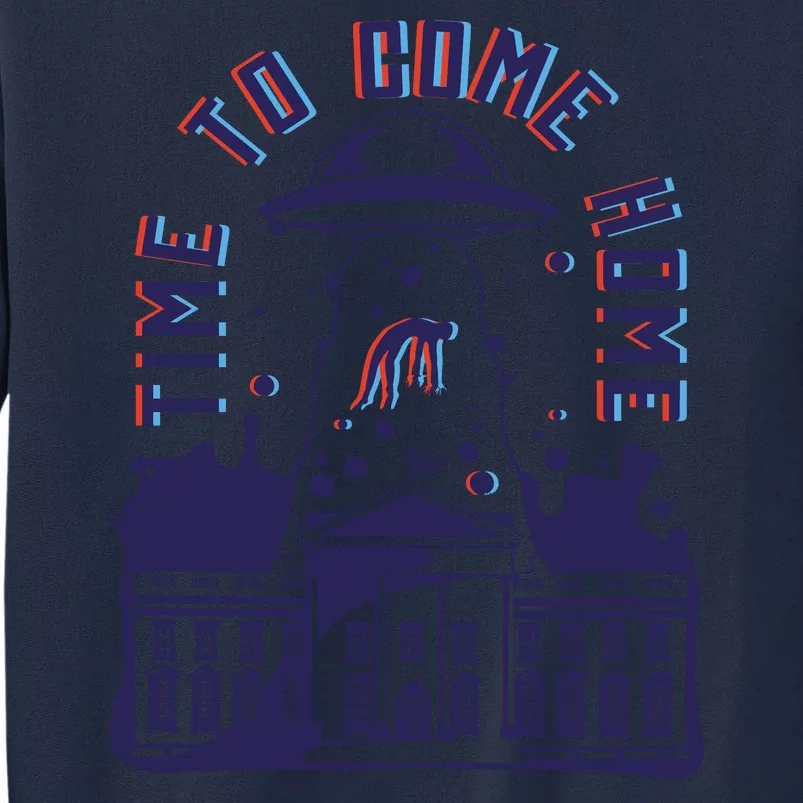 Alien Abduction White House Tall Sweatshirt