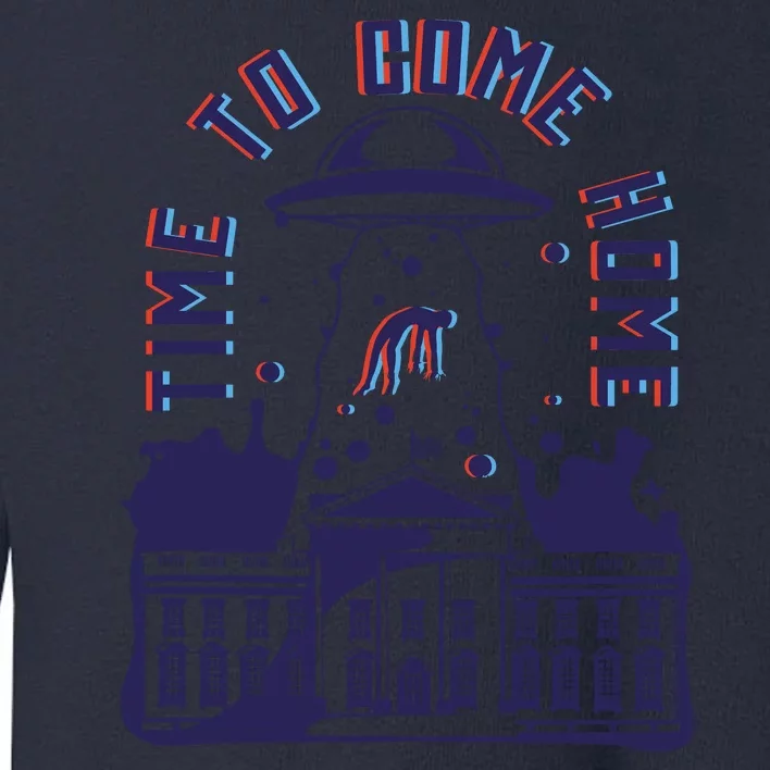 Alien Abduction White House Toddler Sweatshirt