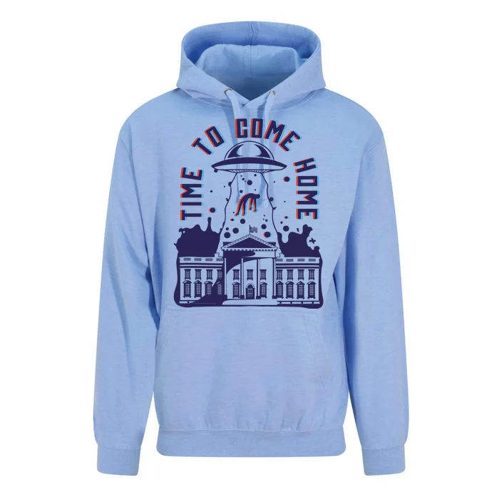 Alien Abduction White House Unisex Surf Hoodie