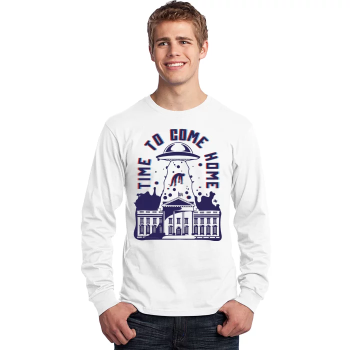 Alien Abduction White House Long Sleeve Shirt