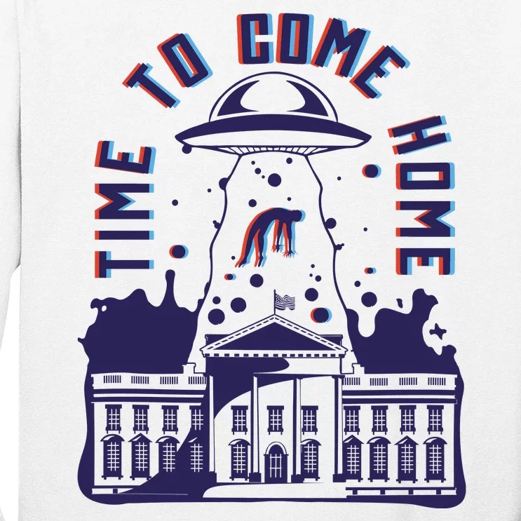 Alien Abduction White House Long Sleeve Shirt