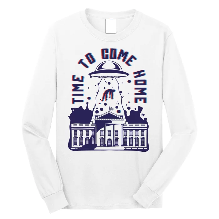 Alien Abduction White House Long Sleeve Shirt