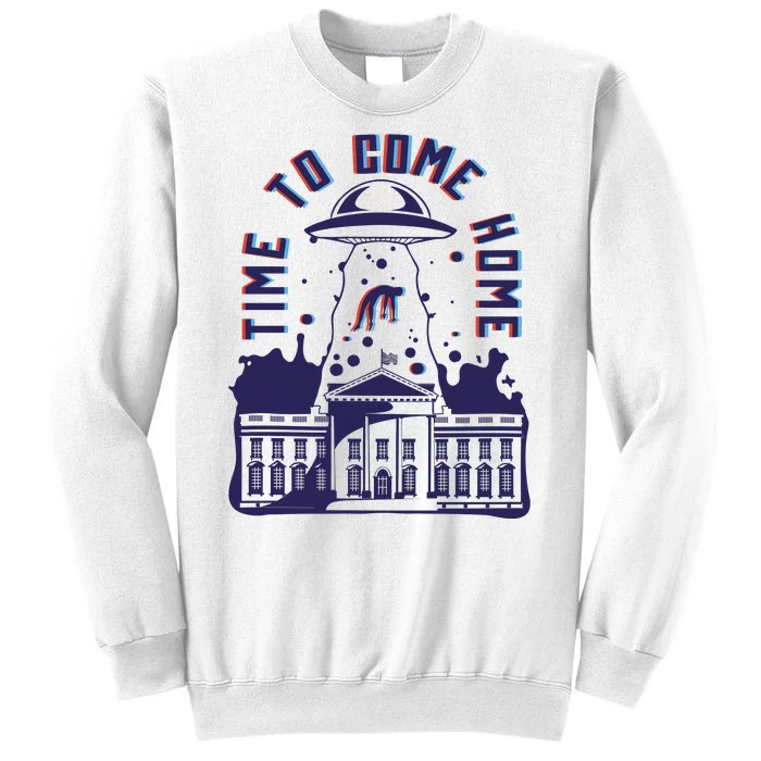 Alien Abduction White House Sweatshirt