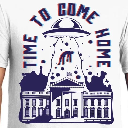 Alien Abduction White House Pajama Set