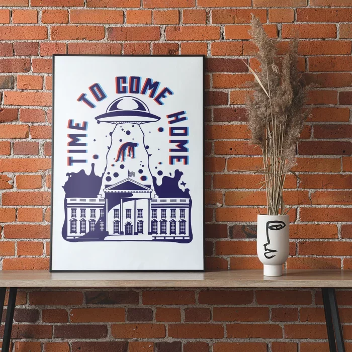 Alien Abduction White House Poster