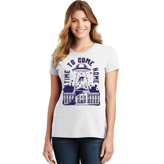 Alien Abduction White House Women's T-Shirt