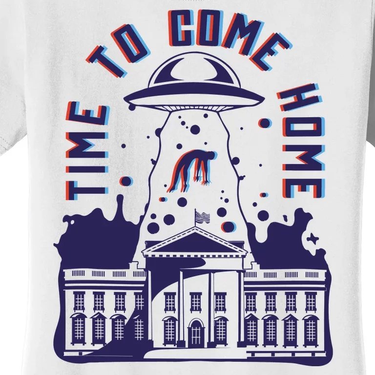 Alien Abduction White House Women's T-Shirt