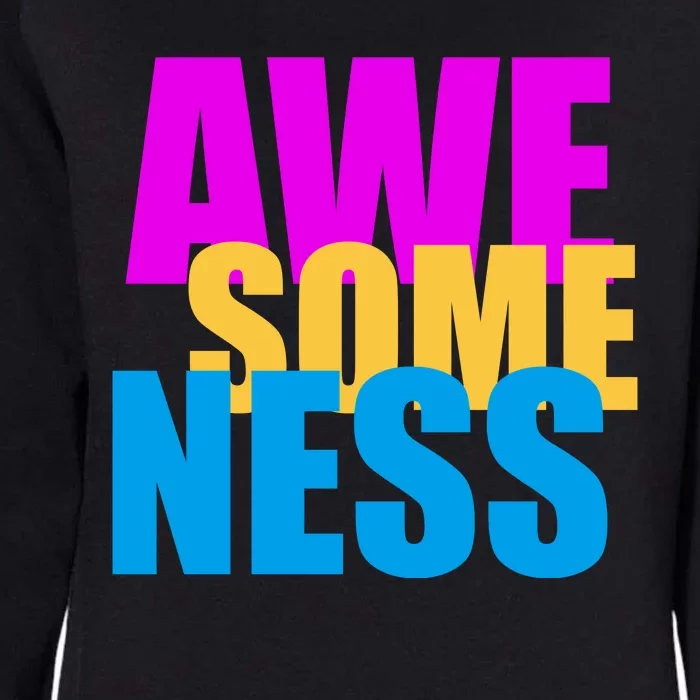 Awesomeness Womens California Wash Sweatshirt