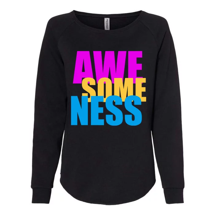 Awesomeness Womens California Wash Sweatshirt