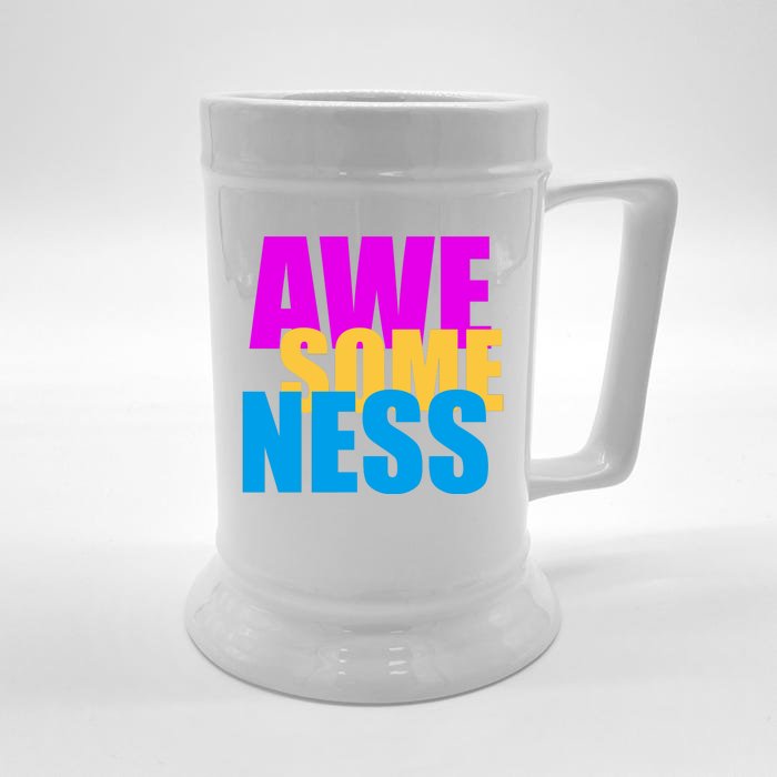 Awesomeness Front & Back Beer Stein