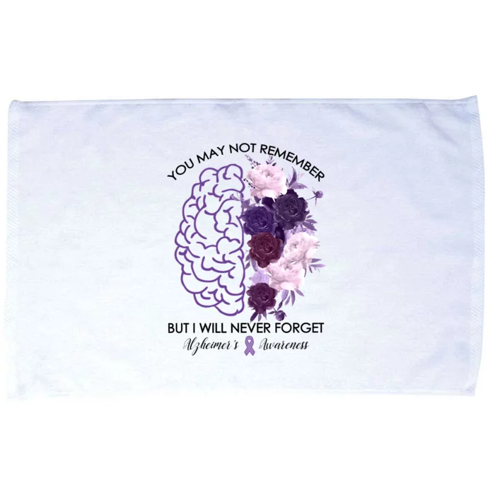 AlzheimerS Awareness You May Not Remember Microfiber Hand Towel