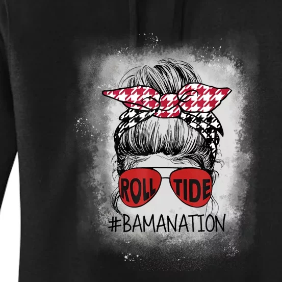 Alabama All Y'all The Tide Is Crimson Bamanation Roll Tide Women's Pullover Hoodie