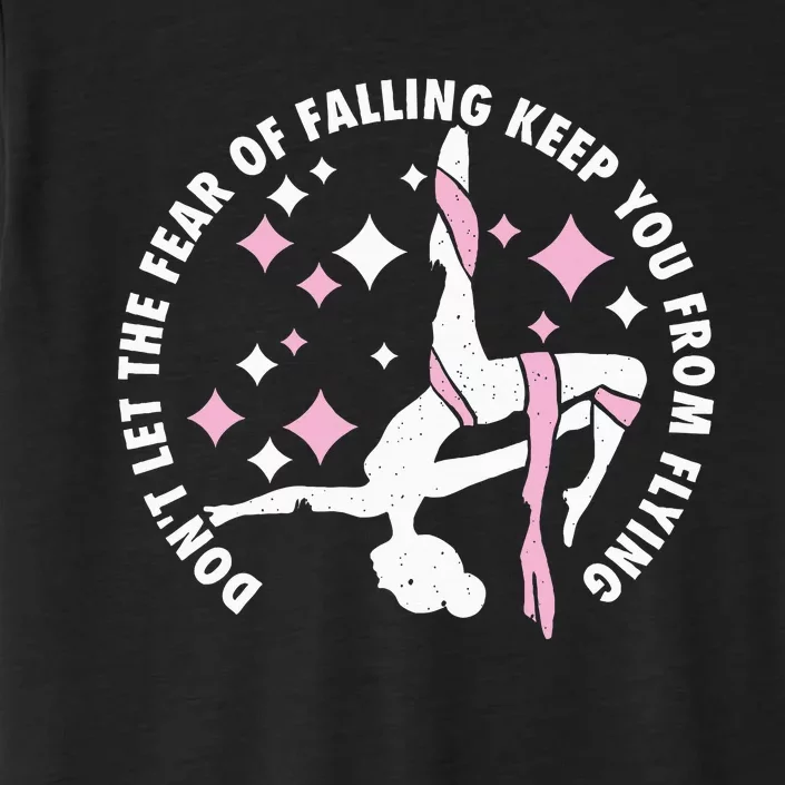 Aerialist Aerial Yoga Circus Artist From Silk Acrobatics ChromaSoft Performance T-Shirt