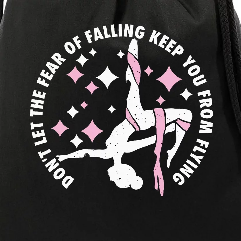 Aerialist Aerial Yoga Circus Artist From Silk Acrobatics Drawstring Bag