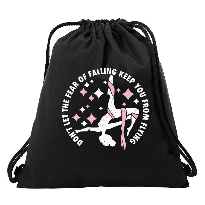 Aerialist Aerial Yoga Circus Artist From Silk Acrobatics Drawstring Bag