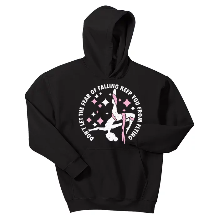 Aerialist Aerial Yoga Circus Artist From Silk Acrobatics Kids Hoodie