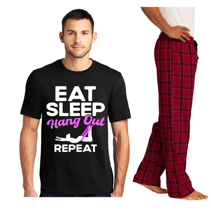 Aerialist Aerial Yoga Eat Sleep Hang Out Repeat Gymnastics Great Gift Pajama Set