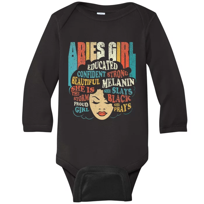 Aries Astrology Zodiac Sign Horoscope Astrologer Baby Long Sleeve Bodysuit