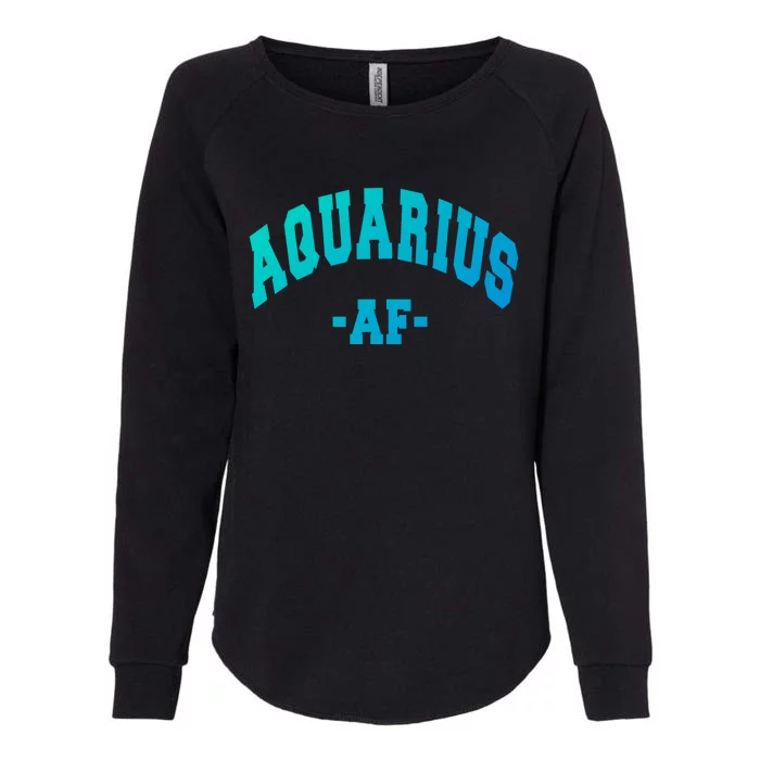 Aquarius Astrology Zodiac Sign Decorations Gift Womens California Wash Sweatshirt