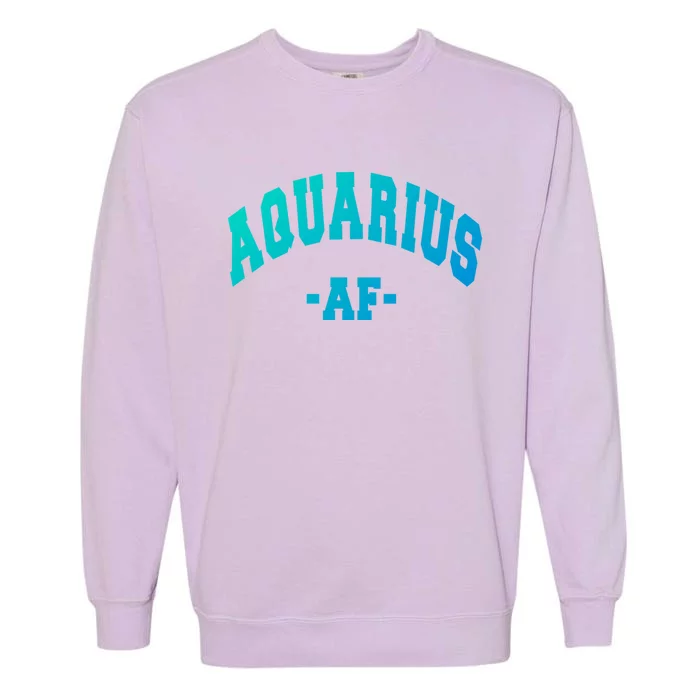 Aquarius Astrology Zodiac Sign Decorations Gift Garment-Dyed Sweatshirt