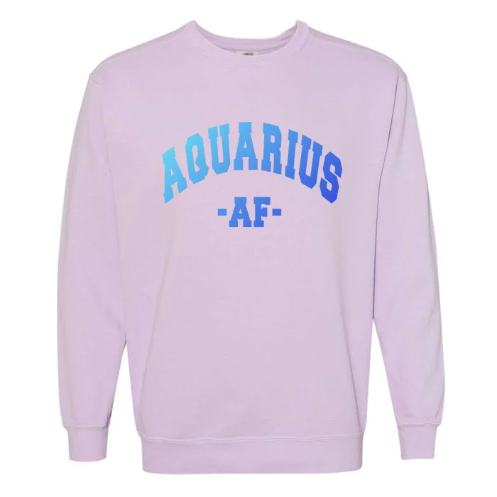 Aquarius Astrology Zodiac Sign Decorations Gift Garment-Dyed Sweatshirt