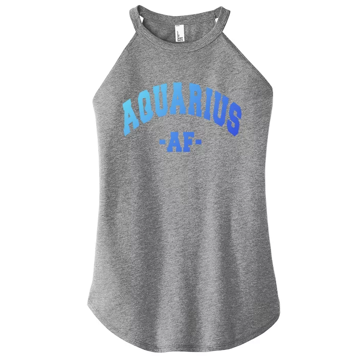 Aquarius Astrology Zodiac Sign Decorations Gift Women’s Perfect Tri Rocker Tank