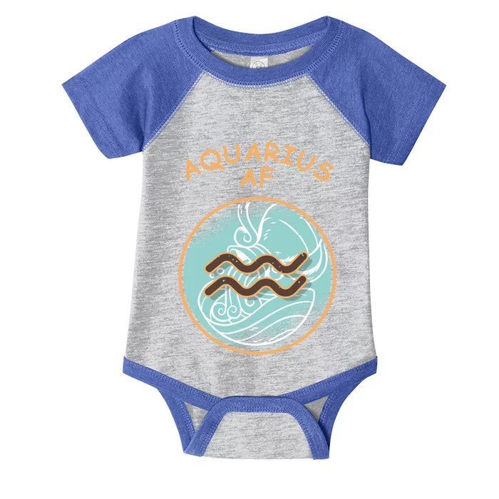 Aquarius Af Zodiac Sign Gift Infant Baby Jersey Bodysuit