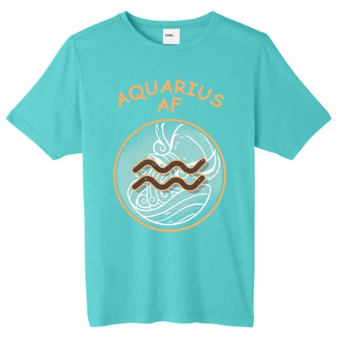 Aquarius Af Zodiac Sign Gift ChromaSoft Performance T-Shirt