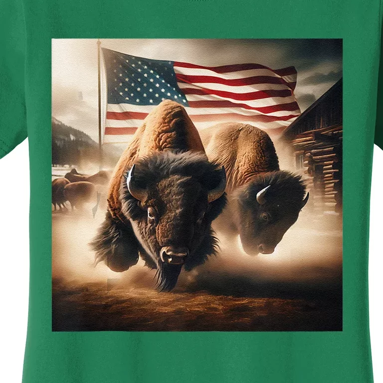 American Buffalo 1 Women's T-Shirt