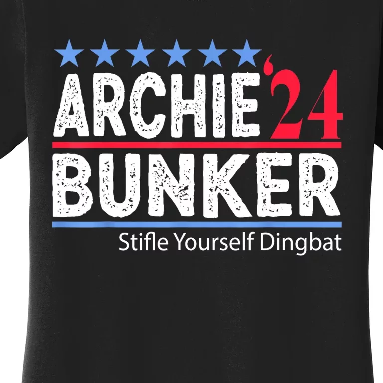 Archie Bunker 24 For President 2024 Women's T-Shirt