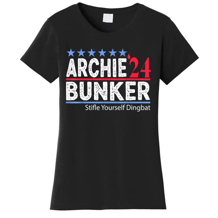 Archie Bunker 24 For President 2024 Women's T-Shirt