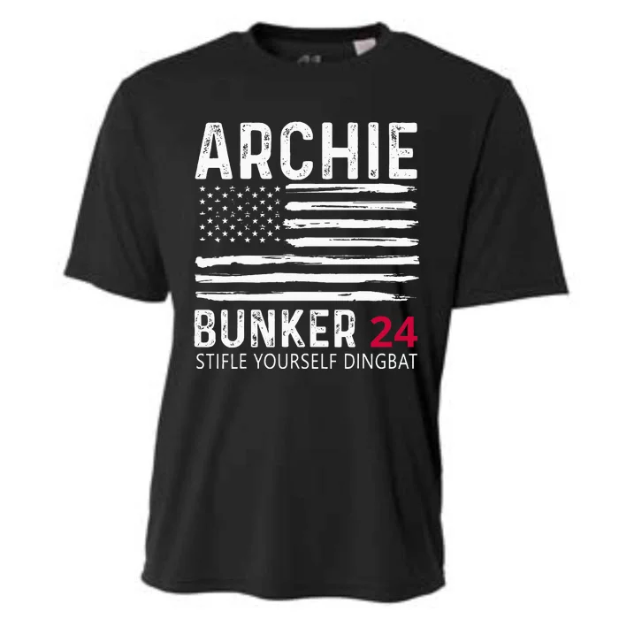 Archie Bunker 24. Stifle Yourself Dingbat Cooling Performance Crew T-Shirt