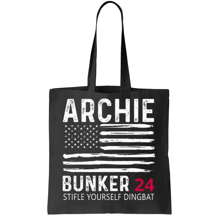 Archie Bunker 24. Stifle Yourself Dingbat Tote Bag