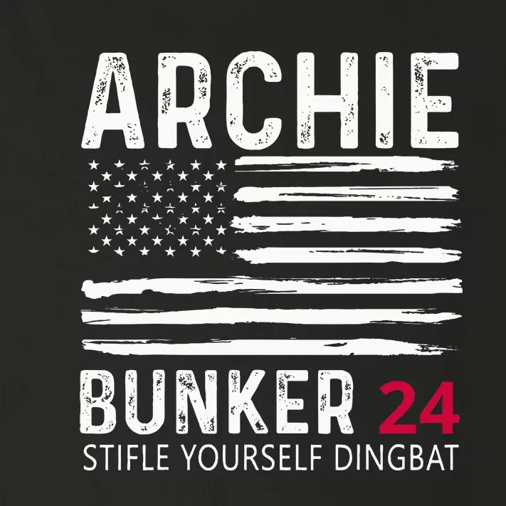 Archie Bunker 24. Stifle Yourself Dingbat Toddler Long Sleeve Shirt