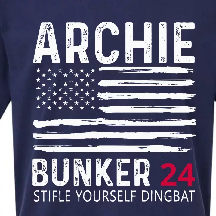 Archie Bunker 24. Stifle Yourself Dingbat Sueded Cloud Jersey T-Shirt