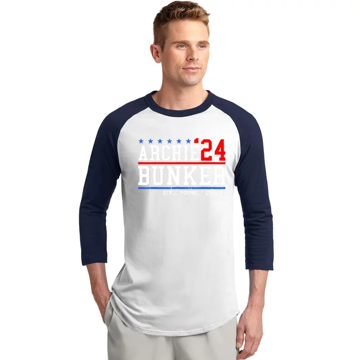 Archie Bunker 24 For President 2024 Baseball Sleeve Shirt