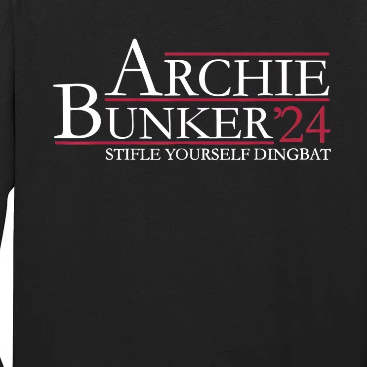 Archie Bunker 24. Stifle Yourself Dingbat Tall Long Sleeve T-Shirt