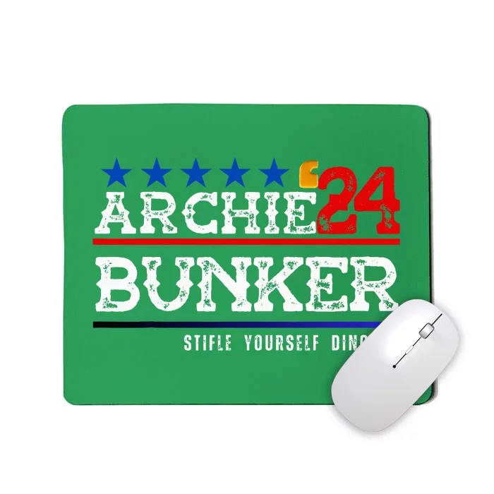 Archie Bunker 24 For President 2024 Mousepad